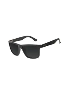 Chilli Beans Men Grey Lens & Black Sports Sunglasses with UV Protected Lens OCES12740101