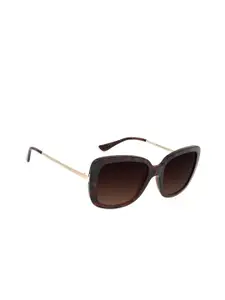 Chilli Beans Women Brown Lens & Brown Square Sunglasses UV Protected Lens OCCL32582002