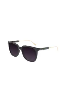 Chilli Beans Women Purple Lens & Black Square Sunglasses with UV Protected Lens