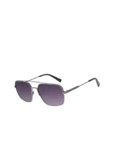 Chilli Beans Men Grey Lens Rectangle Sunglasses with UV Protected Lens OCMT30602022