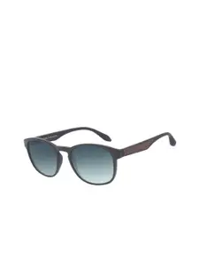 Chilli Beans Men Green Lens & Black Square Sunglasses with UV Protected Lens