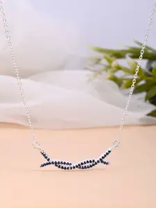 Studio Voylla Blue Women 925 Sterling Silver Necklace