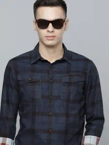 Flying Machine Men Slim Fit Checks Casual Shirt