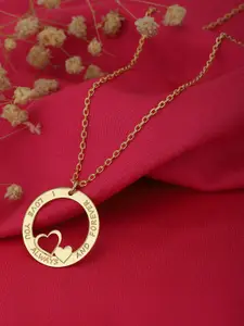 Carlton London Gold-Plated Brass Necklace