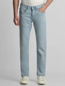 Louis Philippe Jeans Men Blue Slim Fit Low-Rise Light Fade Stretchable Jeans