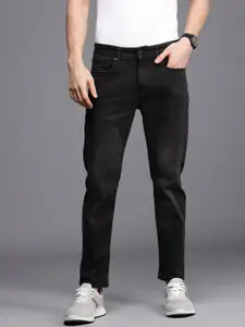 Louis Philippe Jeans Men Black Smart Skinny Fit Mid-Rise Stretchable Jeans