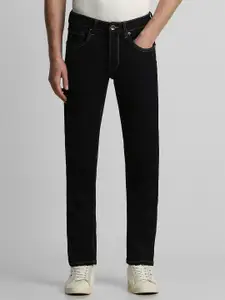 Louis Philippe Jeans Men Navy Blue Slim Fit Low-Rise Stretchable Jeans