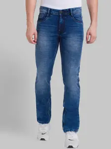 Parx Men Blue Tapered Fit Heavy Fade Stretchable Jeans