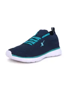 Sparx Women Navy Blue Mesh Running Shoes
