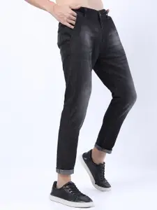 KETCH Men Charcoal Slim Fit Light Fade Stretchable Jeans