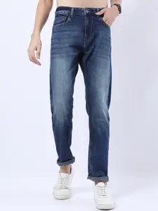 KETCH Men Blue Tapered Fit Heavy Fade Stretchable Jeans