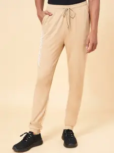 Ajile by Pantaloons Men Tan Brown Solid Slim-Fit Joggers