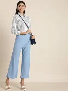 encore by INVICTUS Women Striped Casual Shirt