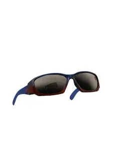 Marvel Boys Black Lens & Blue Rectangle Sunglasses with UV Protected Lens TRHA21106