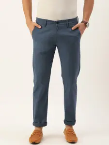 Peter England Men Super Slim Fit Trousers