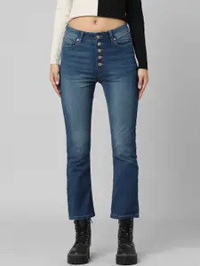 ONLY Women Blue Skinny Fit High-Rise Jeans