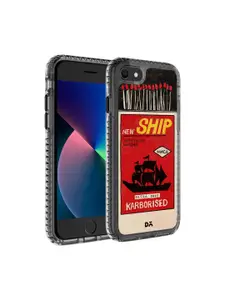 DailyObjects Red-Coloured Printed New Ship Matchbox Phone 8 Back Case