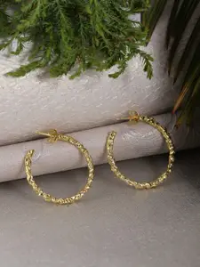 Berserk Gold-Toned Classic Hoop Earrings