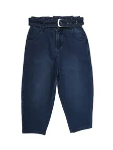 V-Mart Girls Blue Solid Classic Denim Jeans