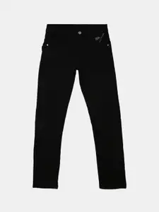 V-Mart Boys Black Classic Trousers