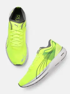 Puma Men Fluorescent Green Liberate Nitro Running Shoes