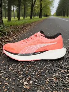 Puma Women Pink Deviate Nitro 2 Running Shoes