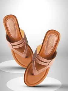EVERLY Pink & Brown Textured Wedge Heels