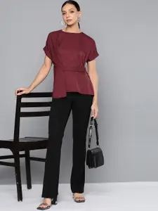 Chemistry Extended Sleeves Belted Top