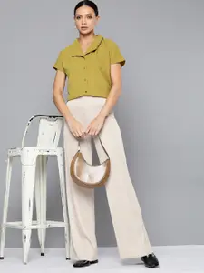 Chemistry Shoulder Padded Casual Shirt