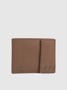 Baggit Men Abstract Textured Two Fold Wallet