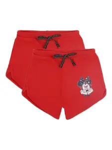Bodycare Kids Girls Red Minnie Mouse Shorts