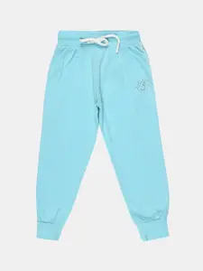 V-Mart Girls Blue Solid Lounge Pants