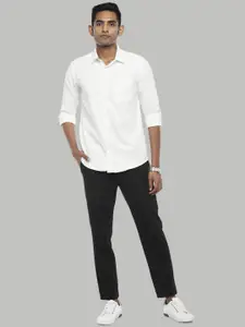 BYFORD by Pantaloons Men White Slim Fit Formal Shirt