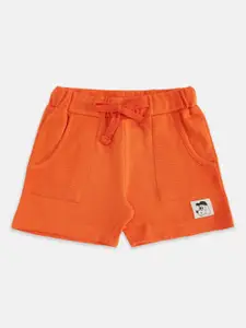 Pantaloons Baby Boys Orange Shorts