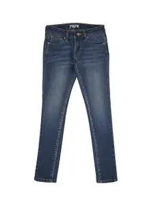 Pepe Jeans Girls Blue Skinny Fit Light Fade Jeans