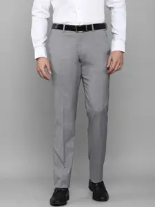 Louis Philippe Men Grey Formal Trousers