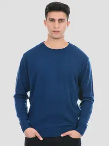 LONDON FOG Men Blue Pullover Sweater