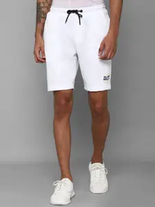 Allen Solly Tribe Men White Slim Fit Sports Shorts