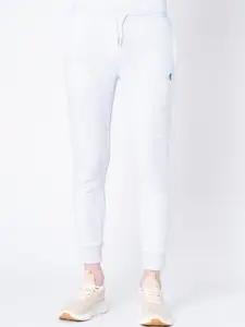 Red Tape Men White Solid Regular Fit Joggers