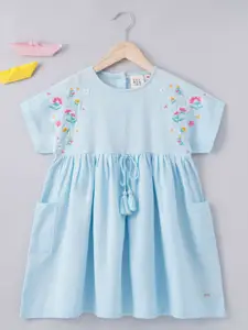 Ed-a-Mamma Blue Floral Dress
