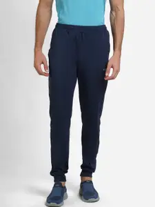 Wildcraft Men's Navy Blue Solid Pure Cotton Joggers