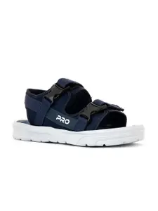 Khadims Men Blue & White Comfort Sandals