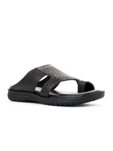 Khadims Men Black Comfort Sandals