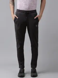 Van Heusen Flex Men Charcoal Grey Melange Sports Track Pants
