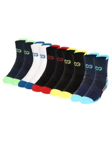 SuperGear Men Workout Pack of 5 Ankle Length Cotton Sports Socks