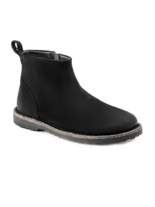 Birkenstock Women Black Solid Melrose Narrow-Width Boots