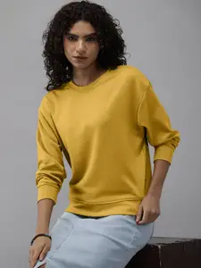 The Roadster Life Co. Women Round Neck Long Sleeves Sweatshirt