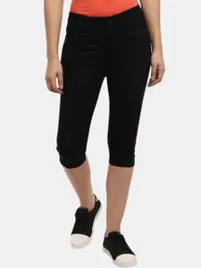 V-Mart Women Black Outdoor Denim Shorts