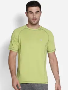 Wildcraft Men Lime Green T-shirt