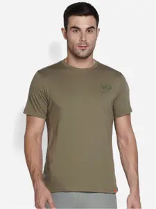 Wildcraft Men Olive Green T-shirt